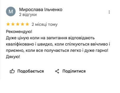 відгук led dzerkalo з google 7
